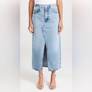 Frame Midaxi Skirt Angled Seam - size 26